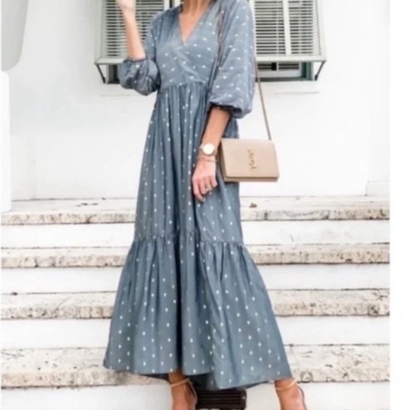 ANTHROPOLOGIE Napoli Tiered Maxi Dress - Picture 2 of 7